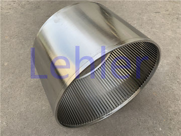 Lehler Profile Wire Screen ، WWS-325 Wedge Wire Flange Rings Connection